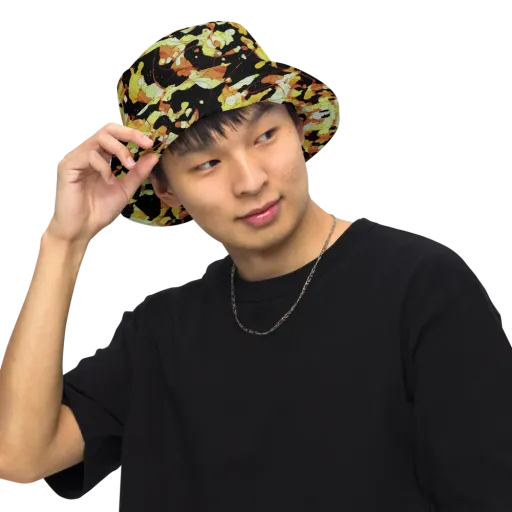 Saffron Orbit on a Reversible Bucket Hat