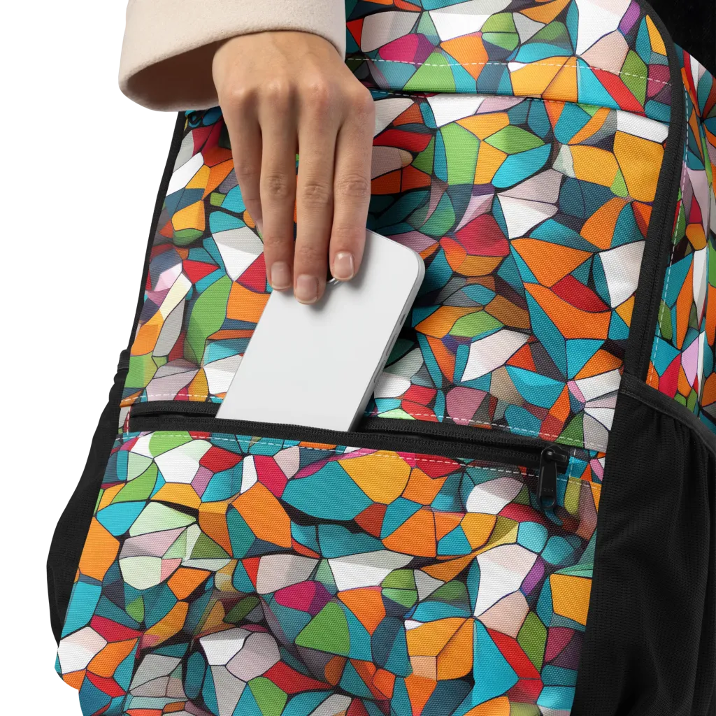 Chromatic Mosaic on Utility Backpack — Product details