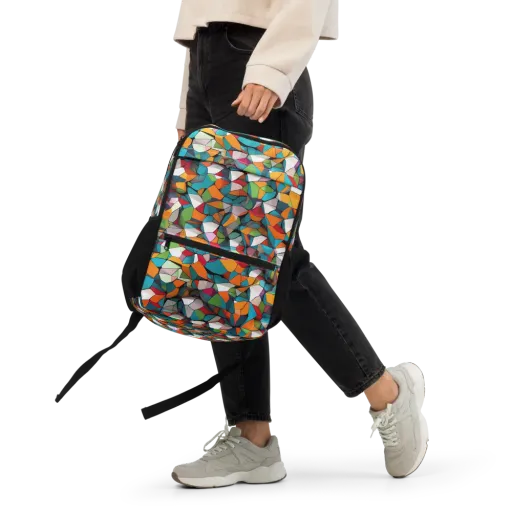 Chromatic Mosaic on a Utility Backpack