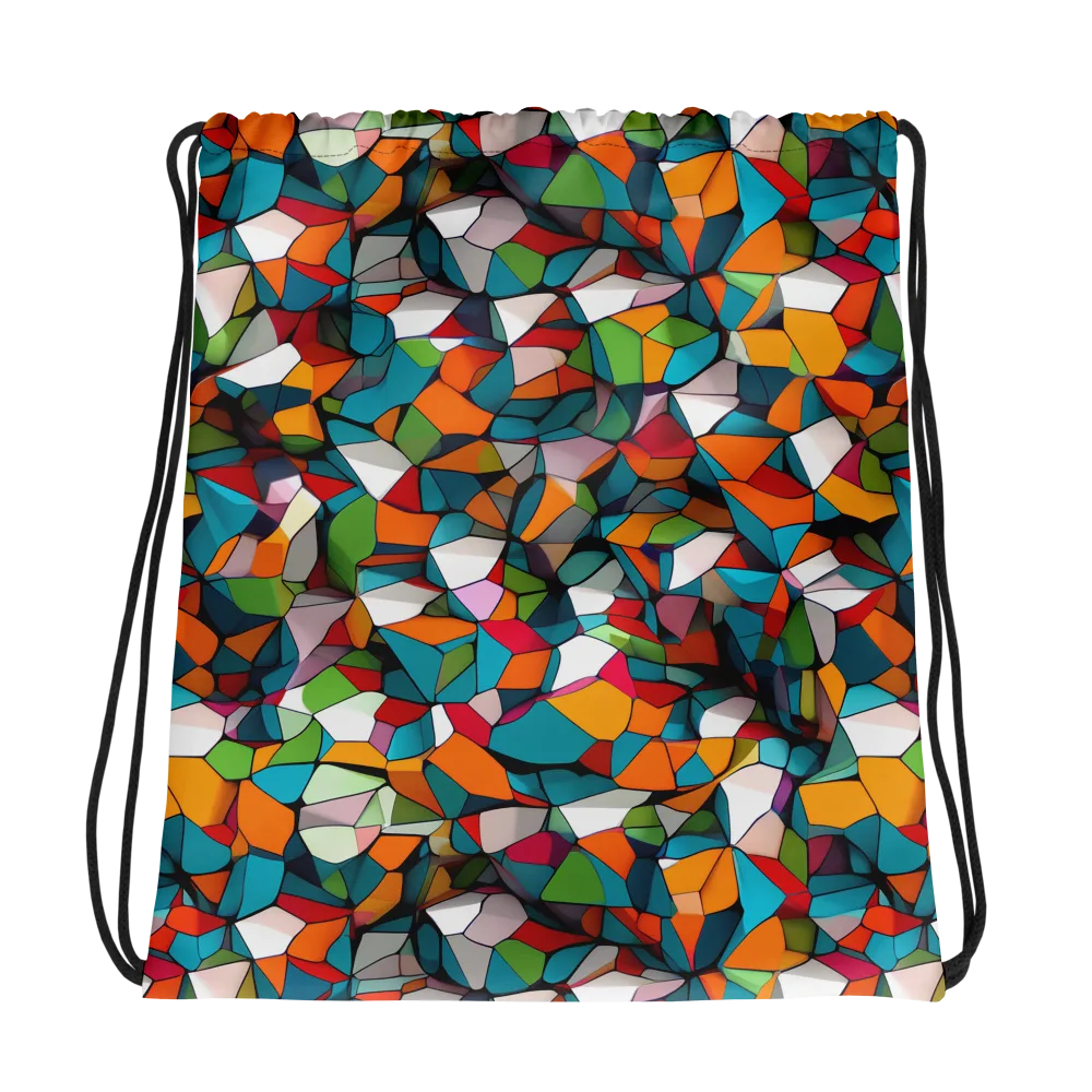Chromatic Mosaic on Drawstring Bag — Photo
