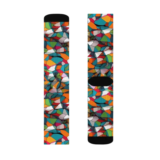 Chromatic Mosaic on a Socks