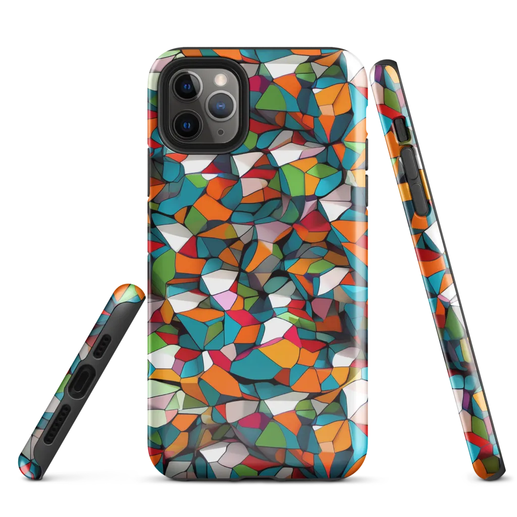 Chromatic Mosaic on Tough Case for iPhone® — Front