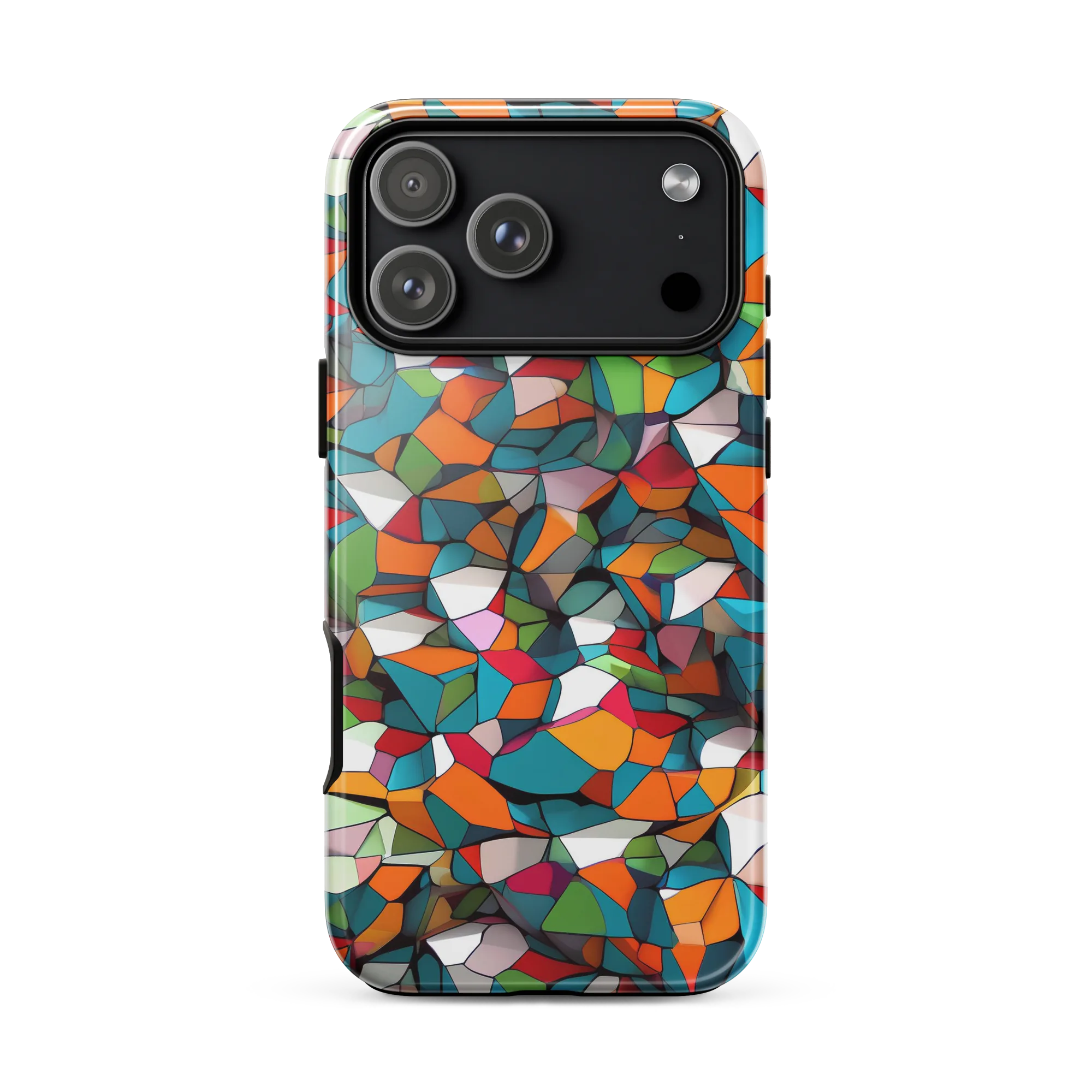 Chromatic Mosaic on Tough Case for iPhone® — Front