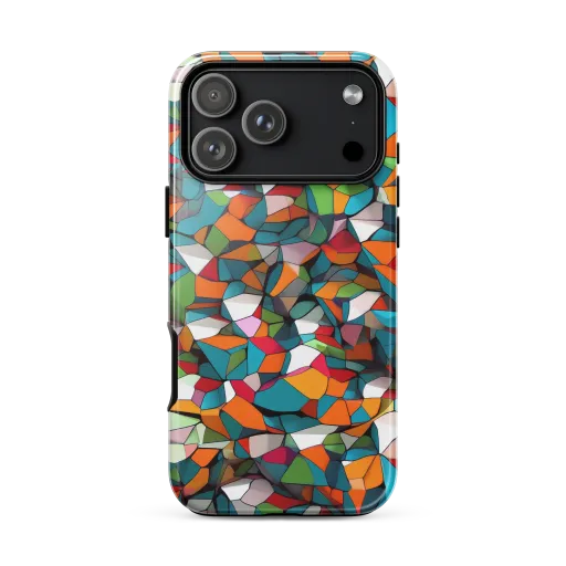 Chromatic Mosaic on a Tough Case for iPhone®