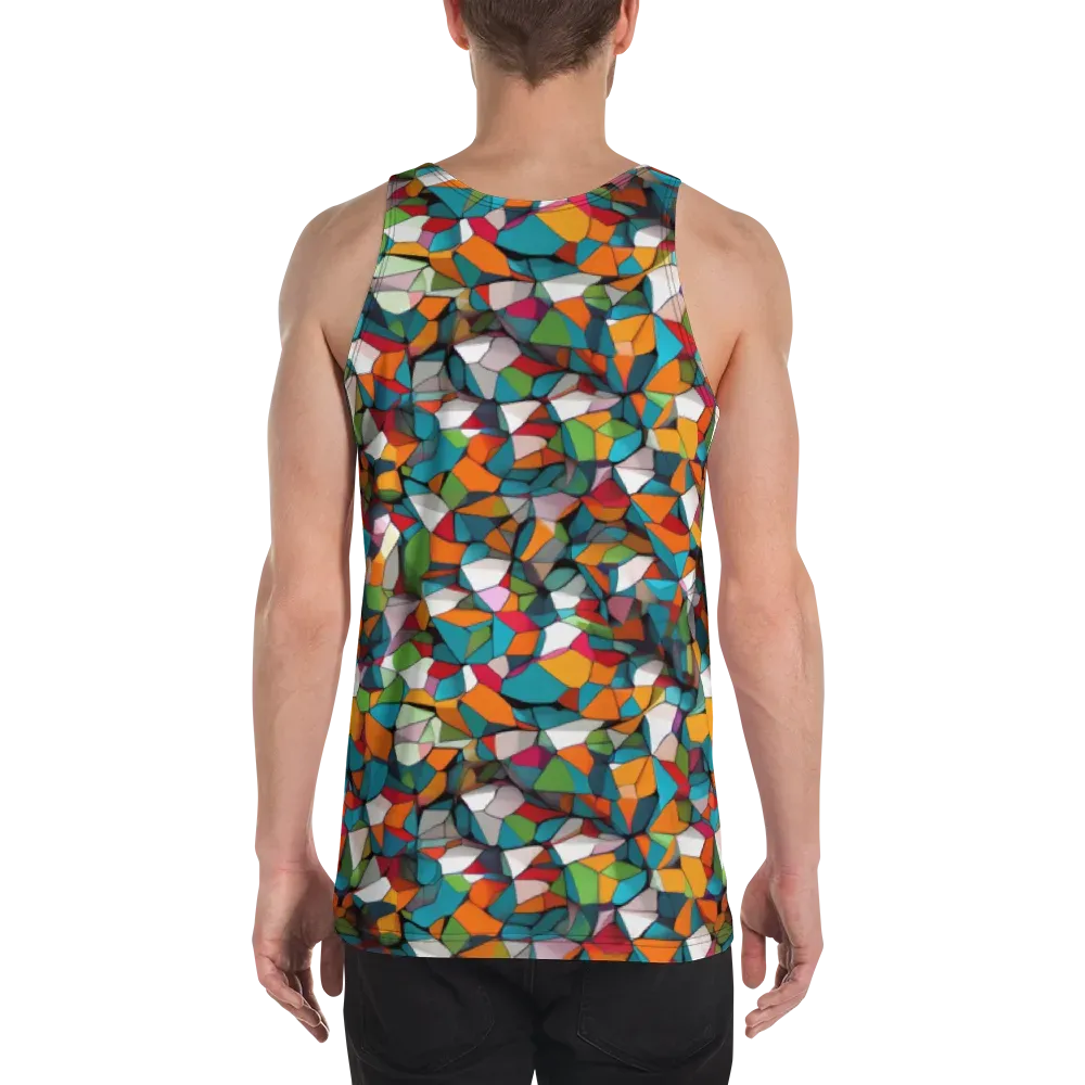Chromatic Mosaic on Men's Tank Top — Back