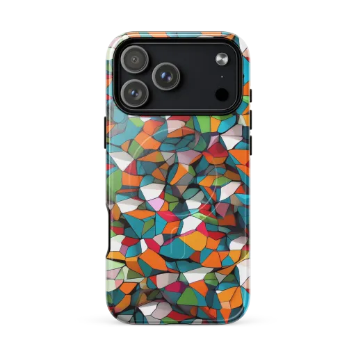 Chromatic Mosaic on a MagSafe Tough Case for iPhone®