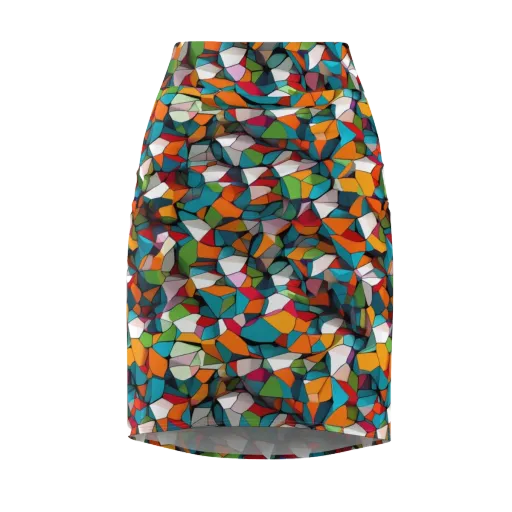 Chromatic Mosaic on a Pencil Skirt