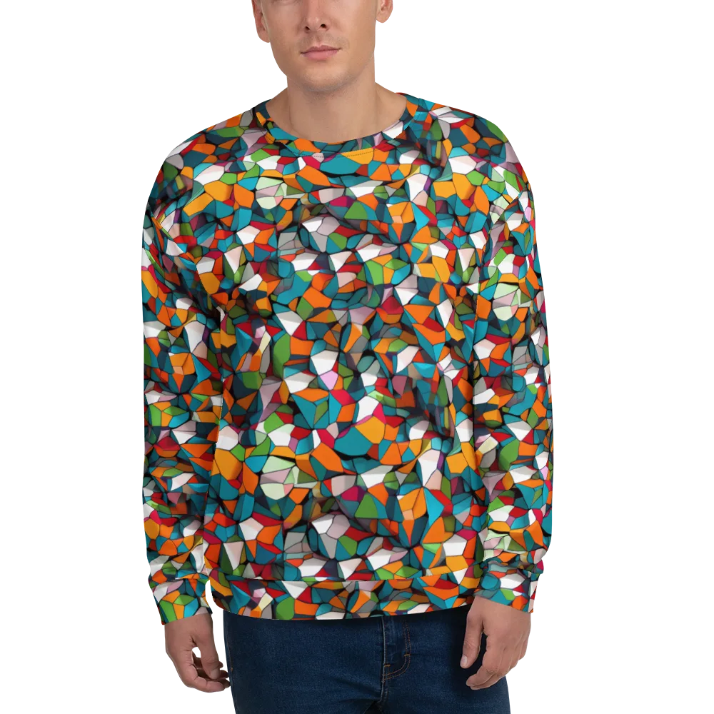 Chromatic Mosaic on Sweatshirt — Front