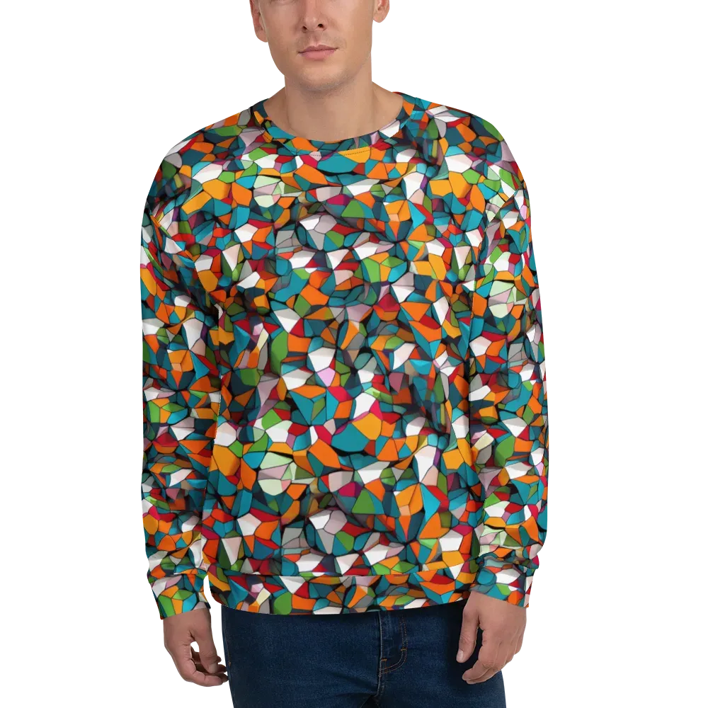 Chromatic Mosaic on Sweatshirt — Front