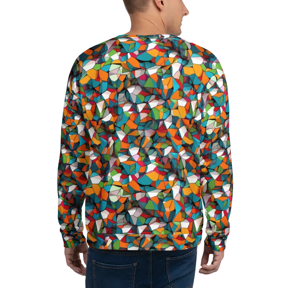 Chromatic Mosaic on Sweatshirt — Back