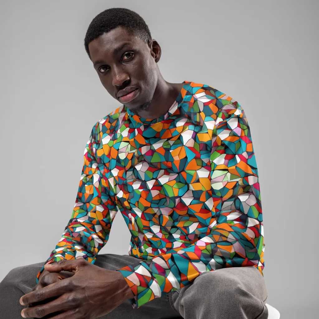 Chromatic Mosaic on Sweatshirt — Front