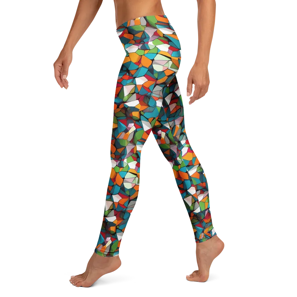 Chromatic Mosaic on Leggings — Left