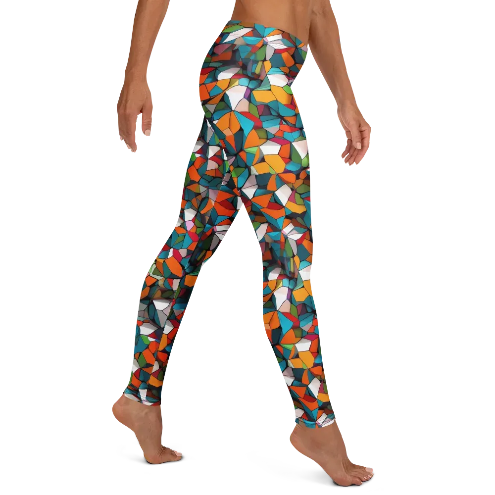 Chromatic Mosaic on Leggings — Right