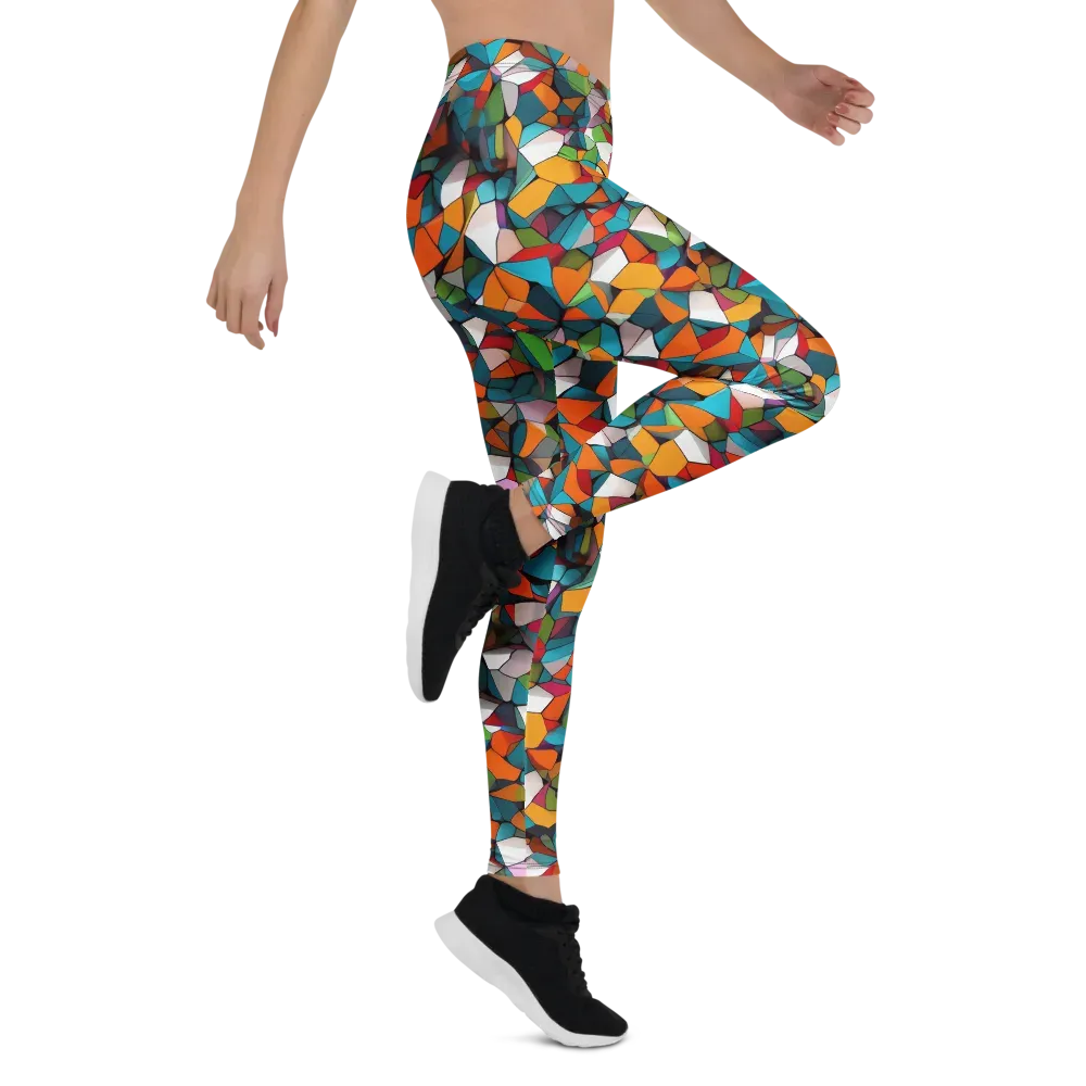 Chromatic Mosaic on Leggings — Right