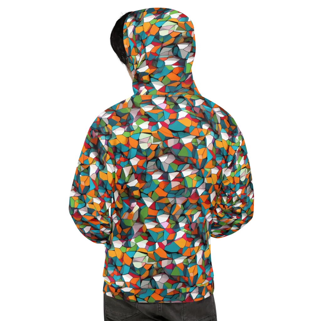 Chromatic Mosaic on Hoodie — Back