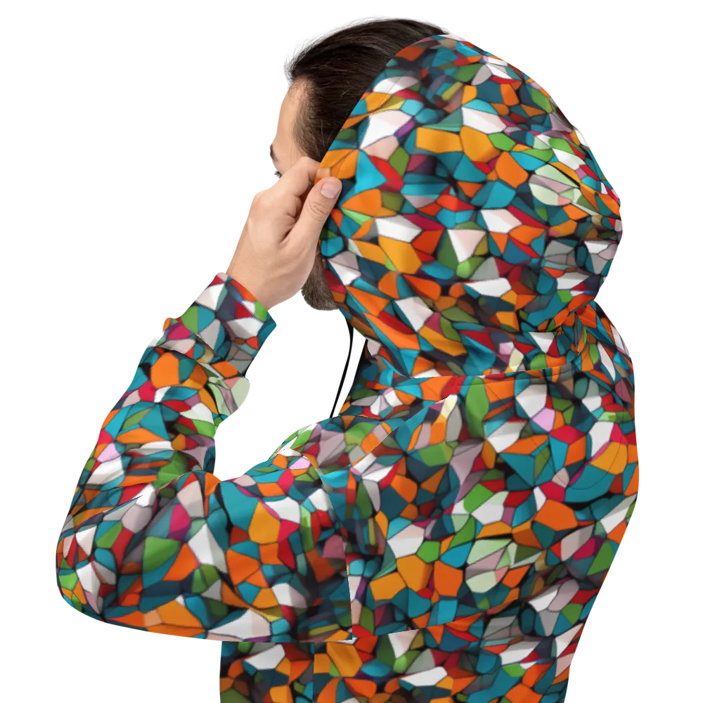 Chromatic Mosaic on Hoodie — Back