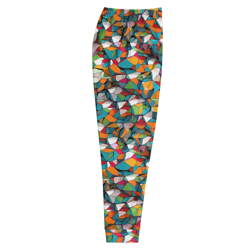 Chromatic Mosaic on Men's Joggers — Right