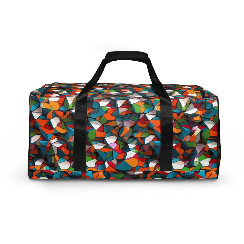Chromatic Mosaic on Duffle Bag — Back