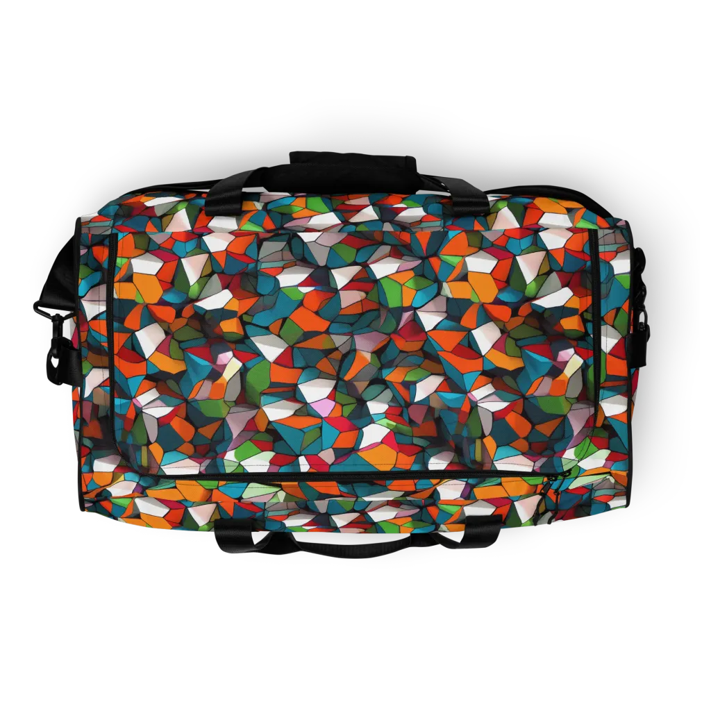 Chromatic Mosaic on Duffle Bag — Top