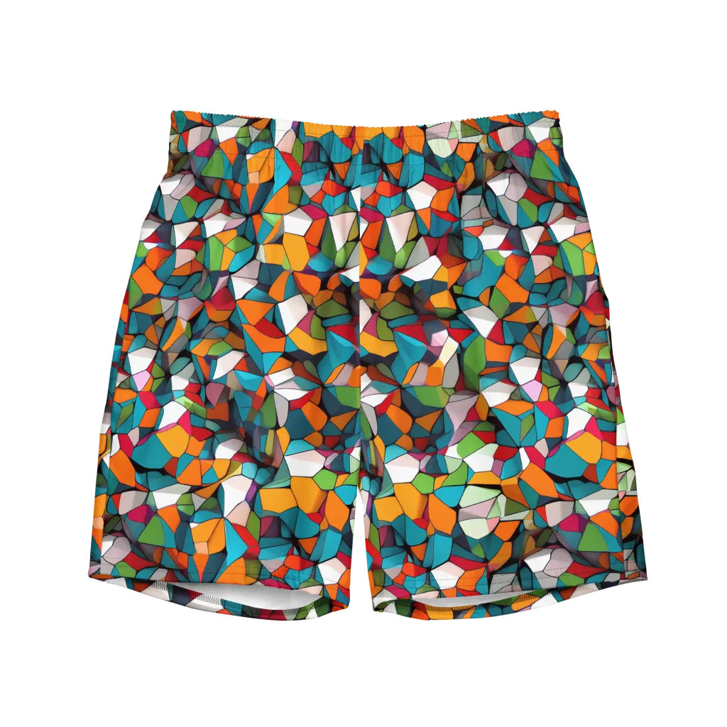 Chromatic Mosaic on Swim Trunks — Front