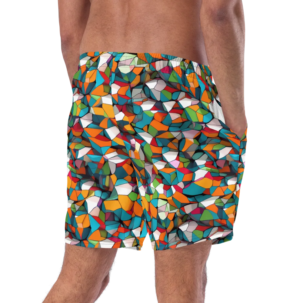 Chromatic Mosaic on Swim Trunks — Right Back