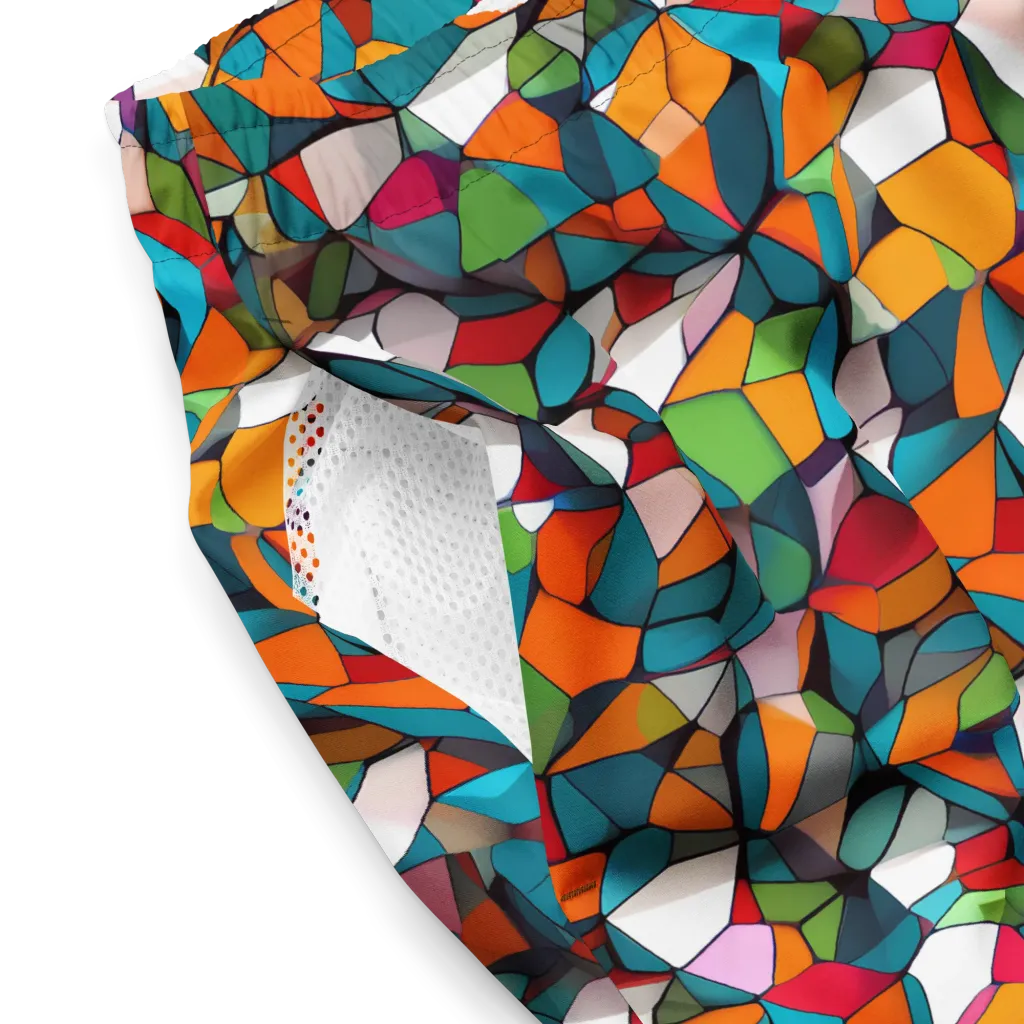 Chromatic Mosaic on Swim Trunks — Product details 2