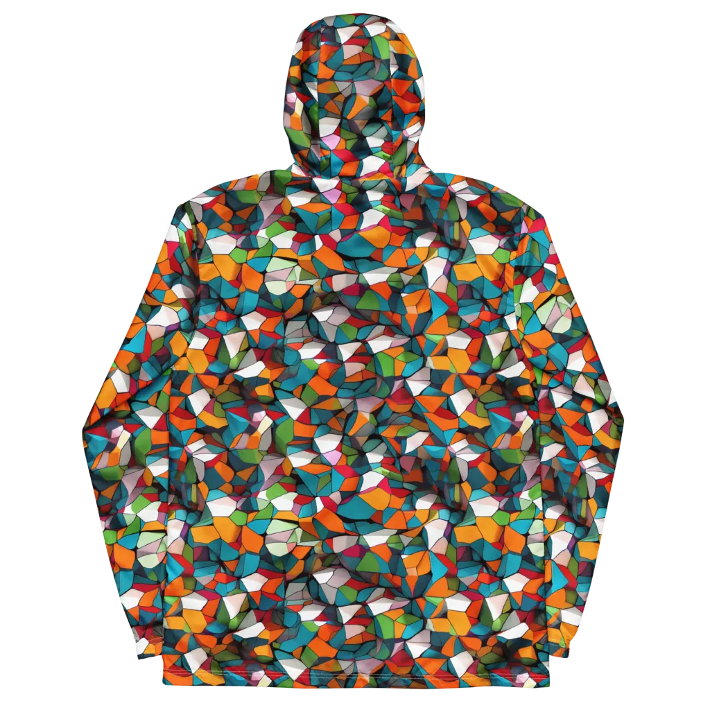 Chromatic Mosaic on Men's Windbreaker — Back
