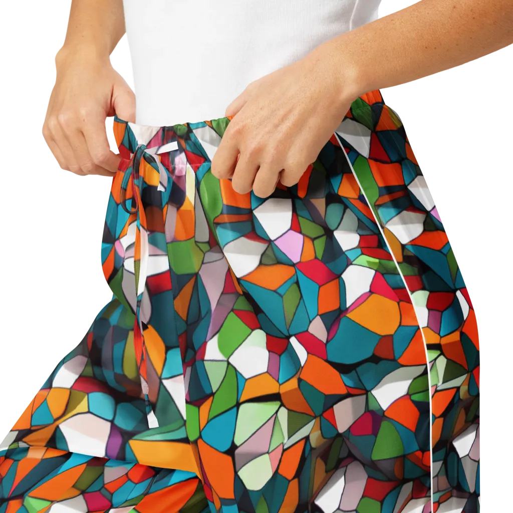 Chromatic Mosaic on Women's Pajama Pants — Product details