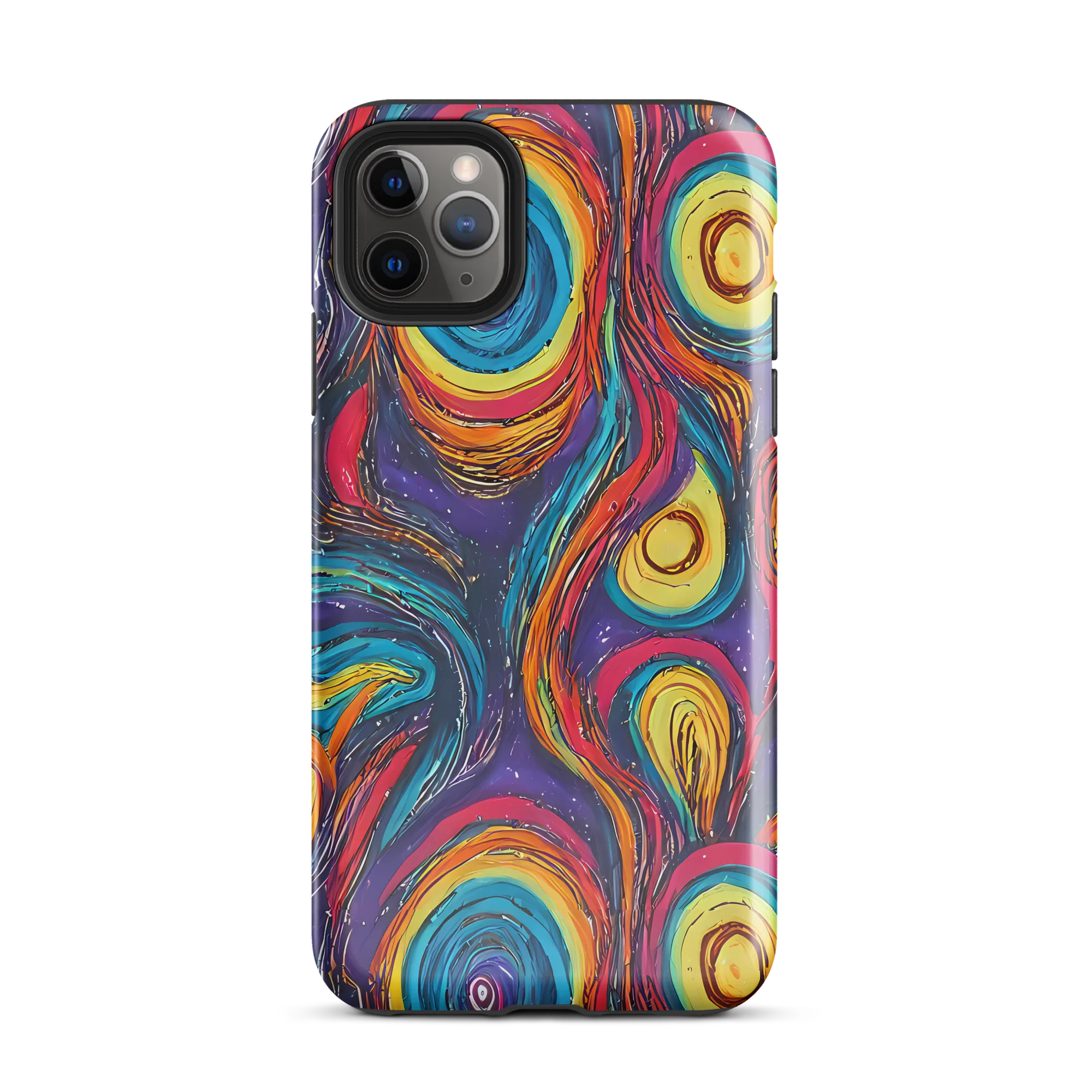 Painted Planets on Tough Case for iPhone® — Front