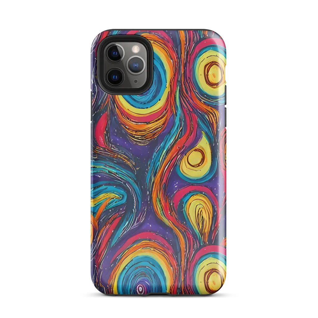 Painted Planets on Tough Case for iPhone® — Front
