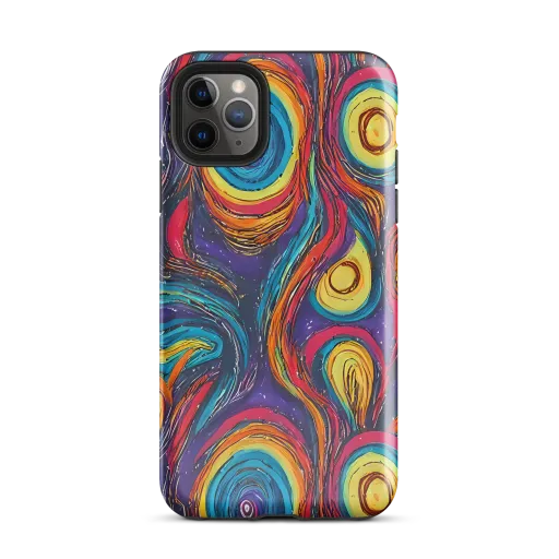 Painted Planets on a Tough Case for iPhone®