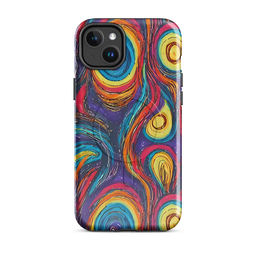 Painted Planets on MagSafe Tough Case for iPhone® — Front