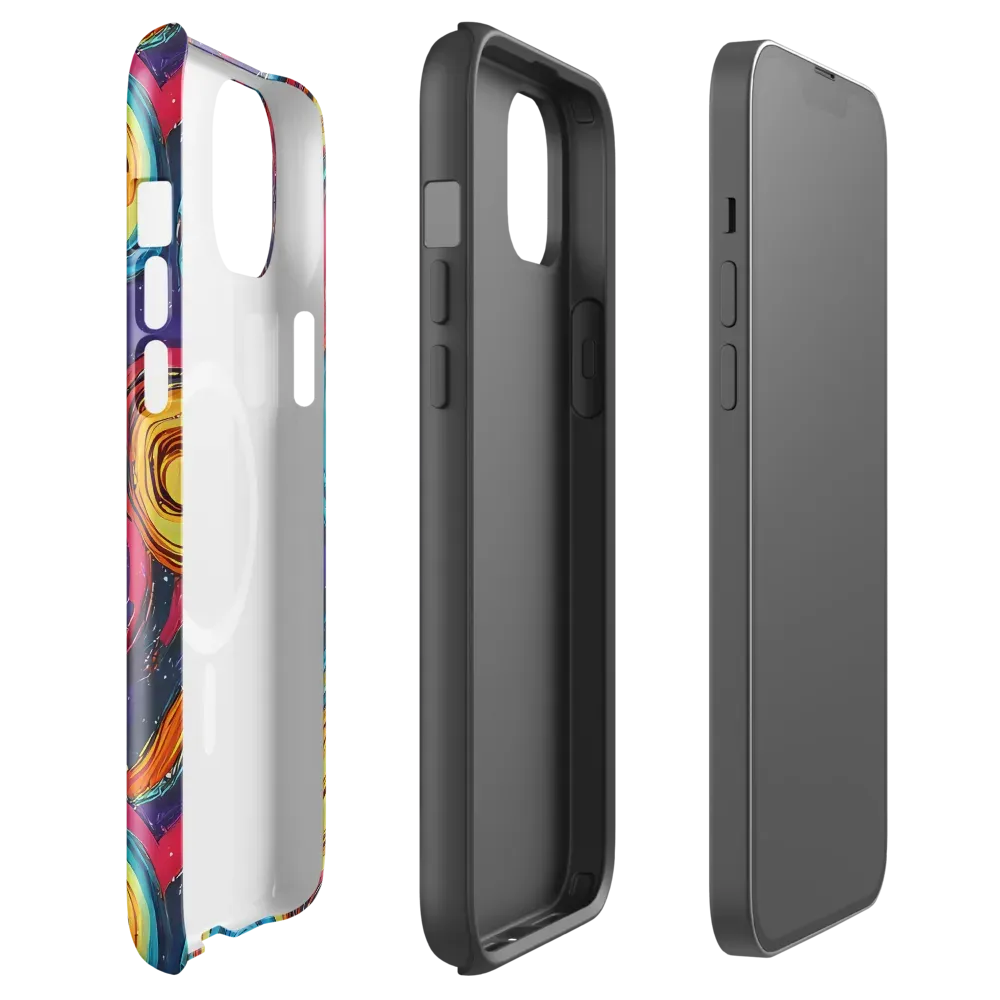 Painted Planets on MagSafe Tough Case for iPhone® — Front