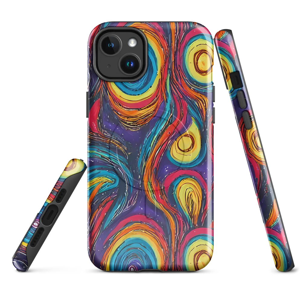 Painted Planets on MagSafe Tough Case for iPhone® — Front