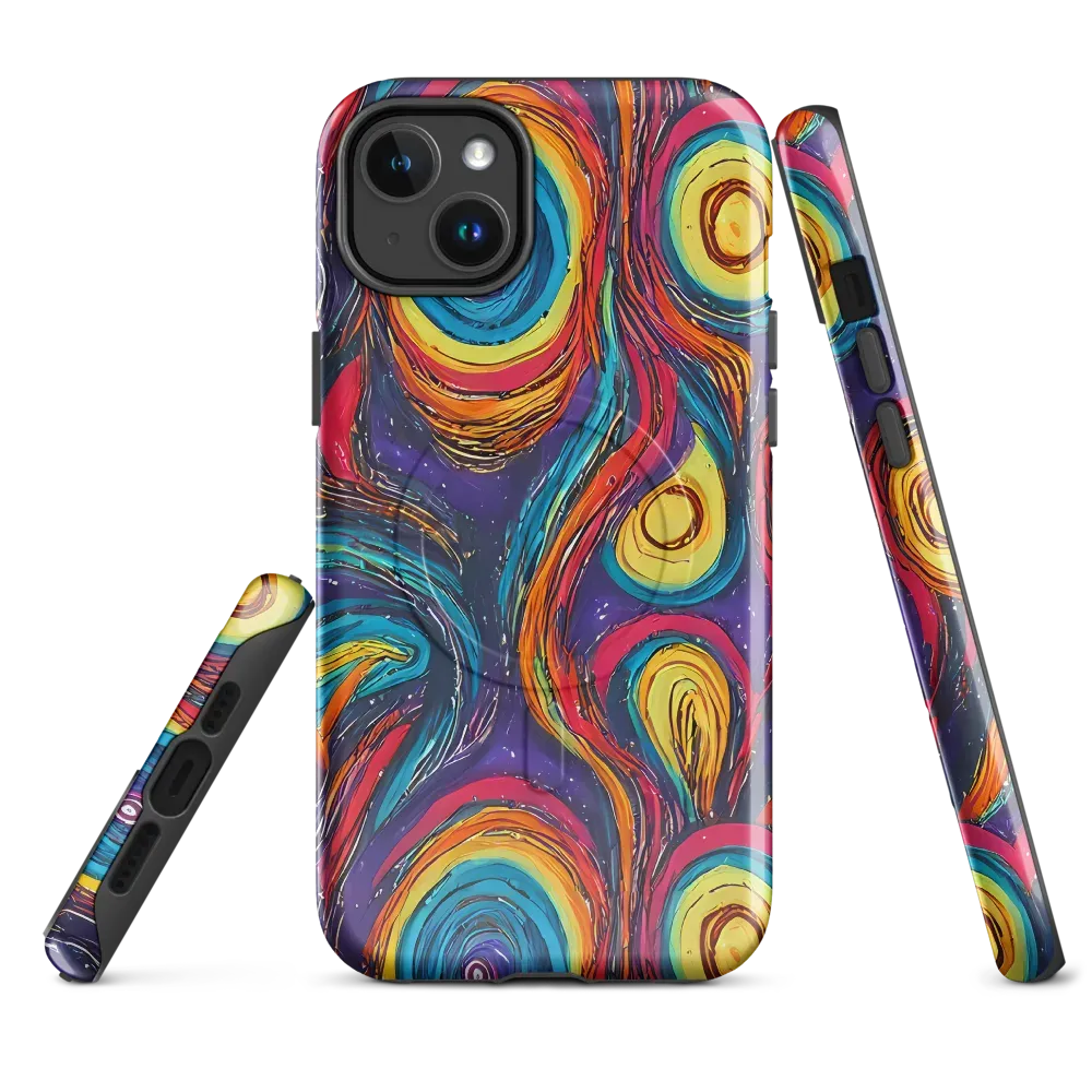 Painted Planets on MagSafe Tough Case for iPhone® — Front