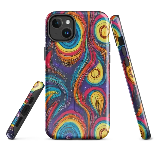 Painted Planets on a MagSafe Tough Case for iPhone®