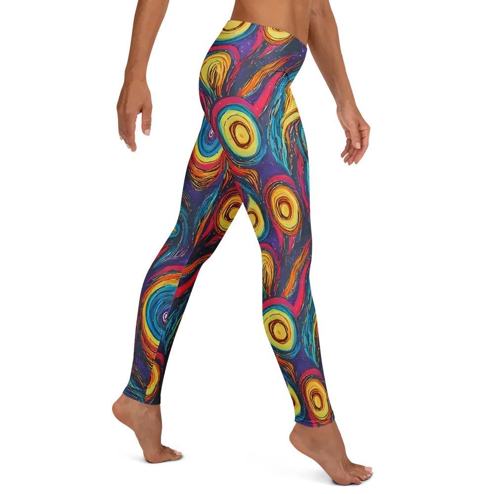 Painted Planets on Leggings — Right