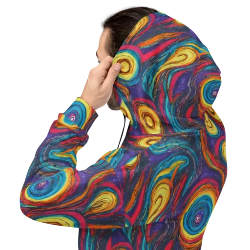 Painted Planets on a Hoodie