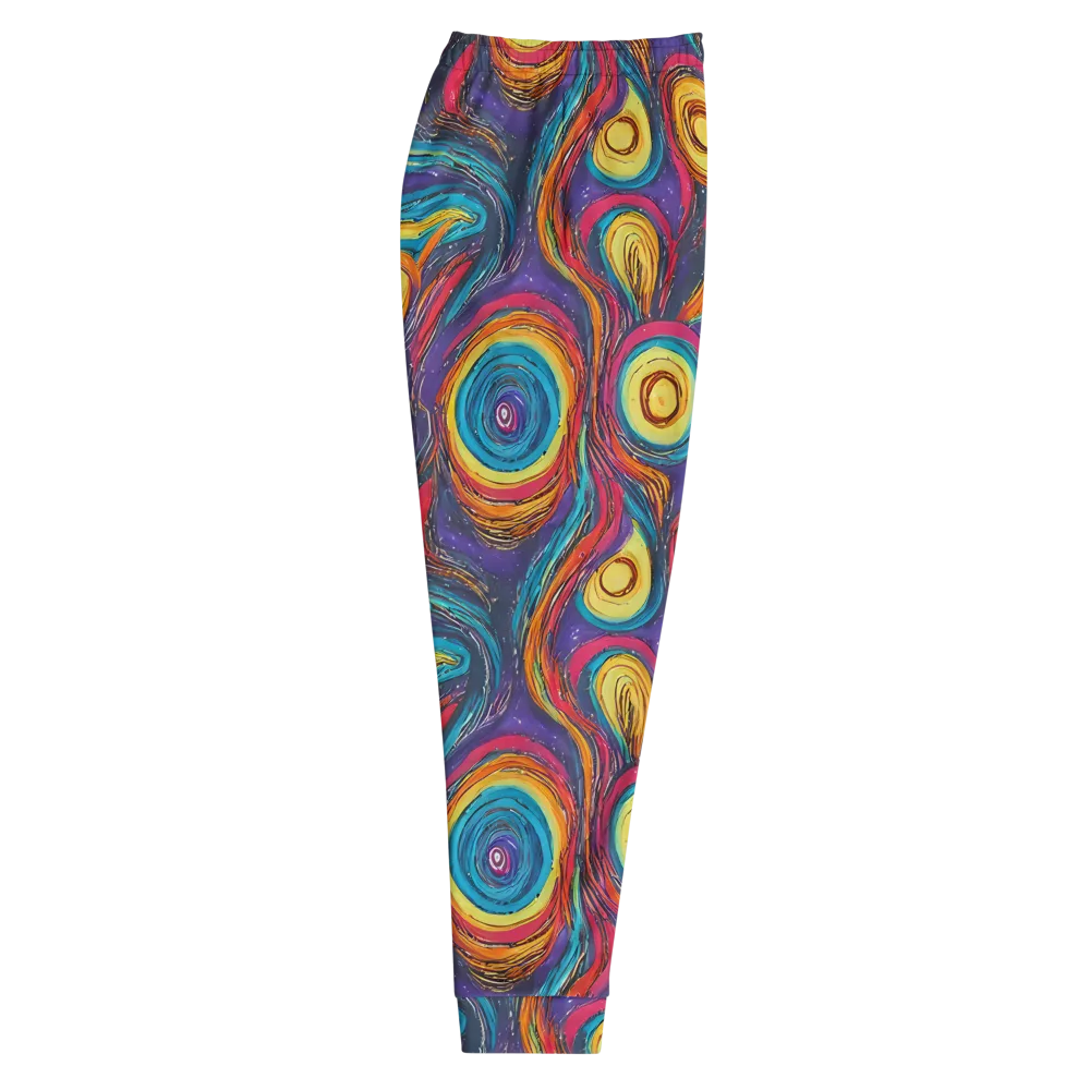 Painted Planets on Men's Joggers — Right