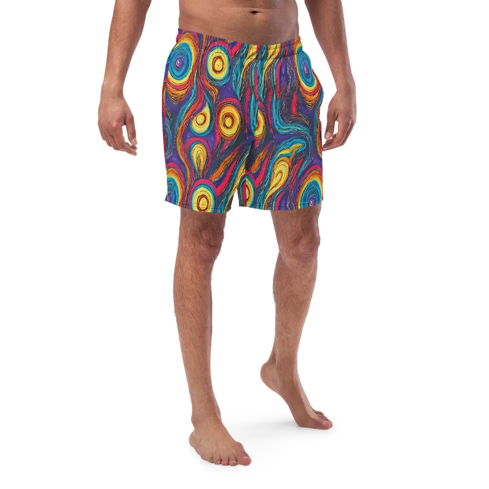 Painted Planets on Swim Trunks — Front