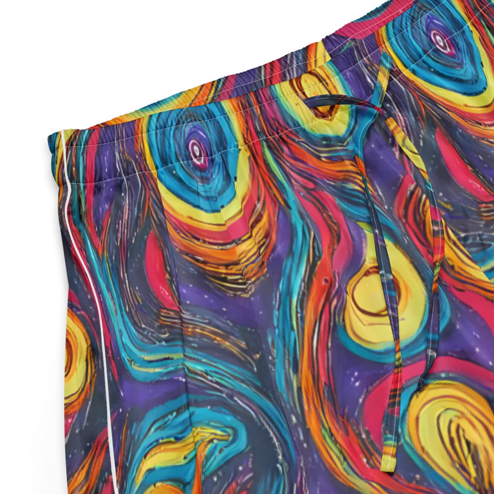 Painted Planets on Women's Pajama Shorts — Product details