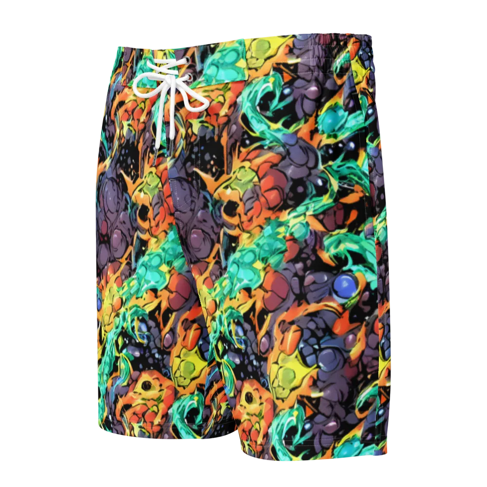 Reactor Bloom on Men's Board Shorts — Front