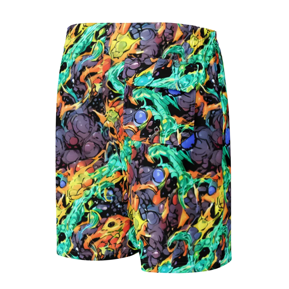 Reactor Bloom on Men's Board Shorts — Back