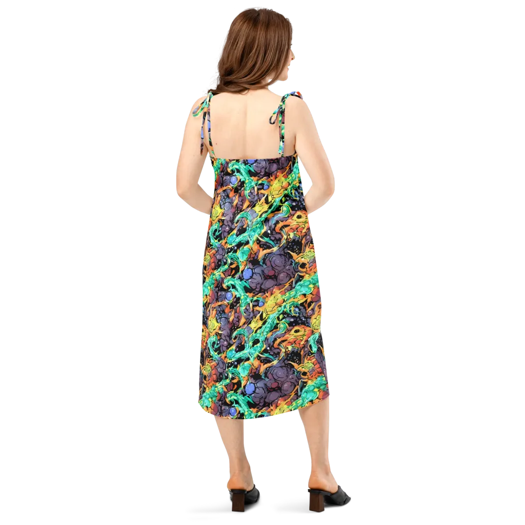 Reactor Bloom on Slip Dress — Back
