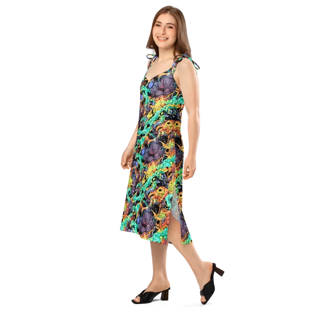 Reactor Bloom on Slip Dress — Left Front