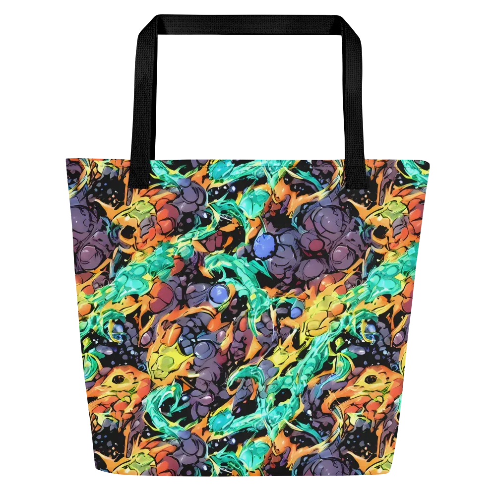 Reactor Bloom on Large Tote Bag W/ Pocket — Front