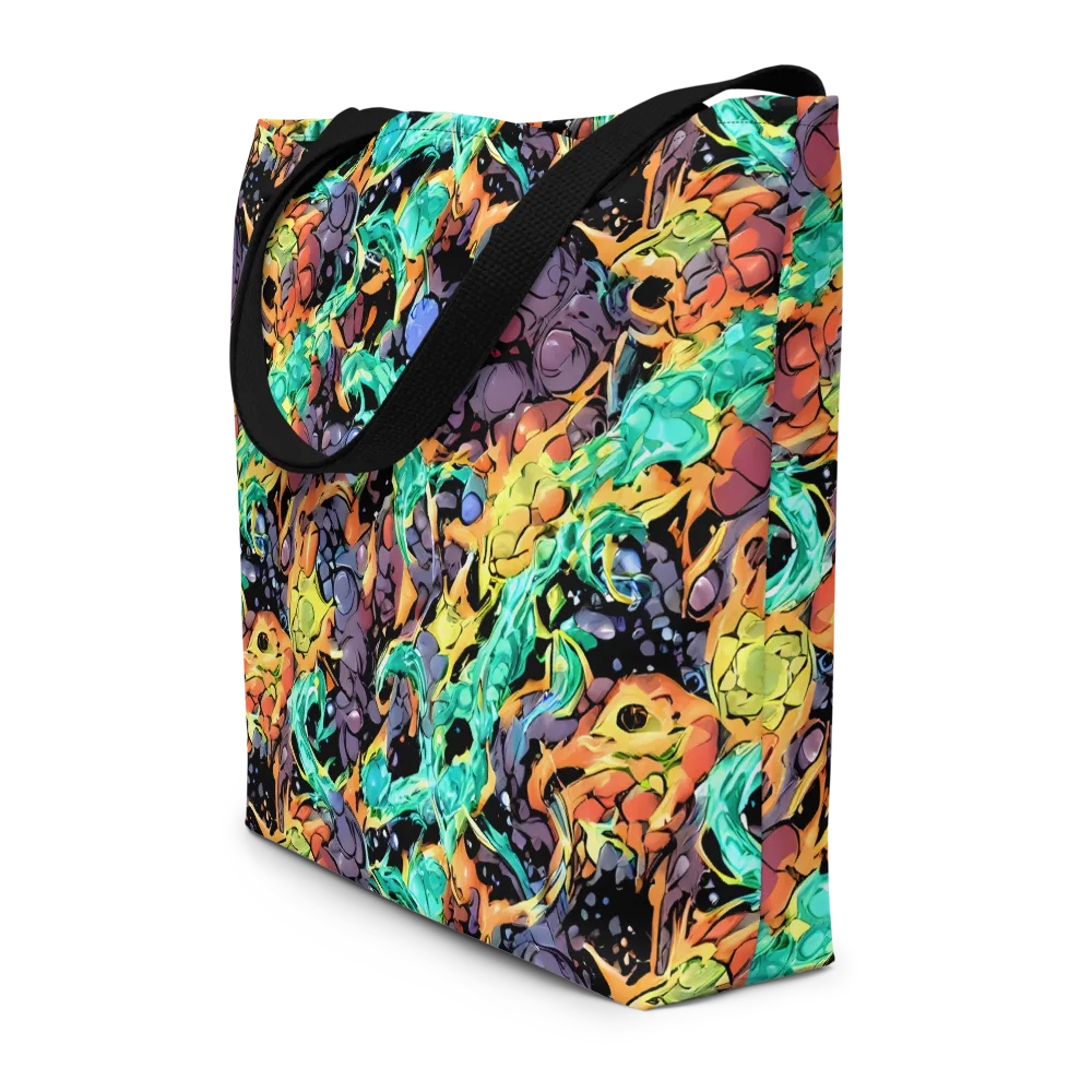 Reactor Bloom on Large Tote Bag W/ Pocket — Front