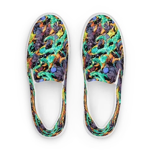 Reactor Bloom on a Women's Slip-On Canvas Shoes