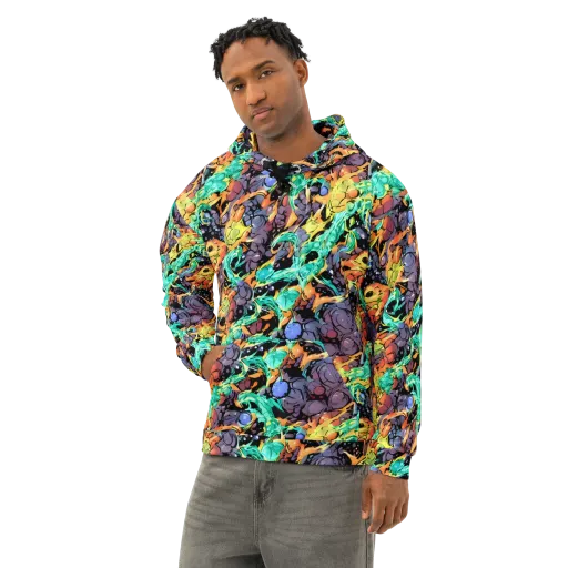 Reactor Bloom on a Cotton Hoodie