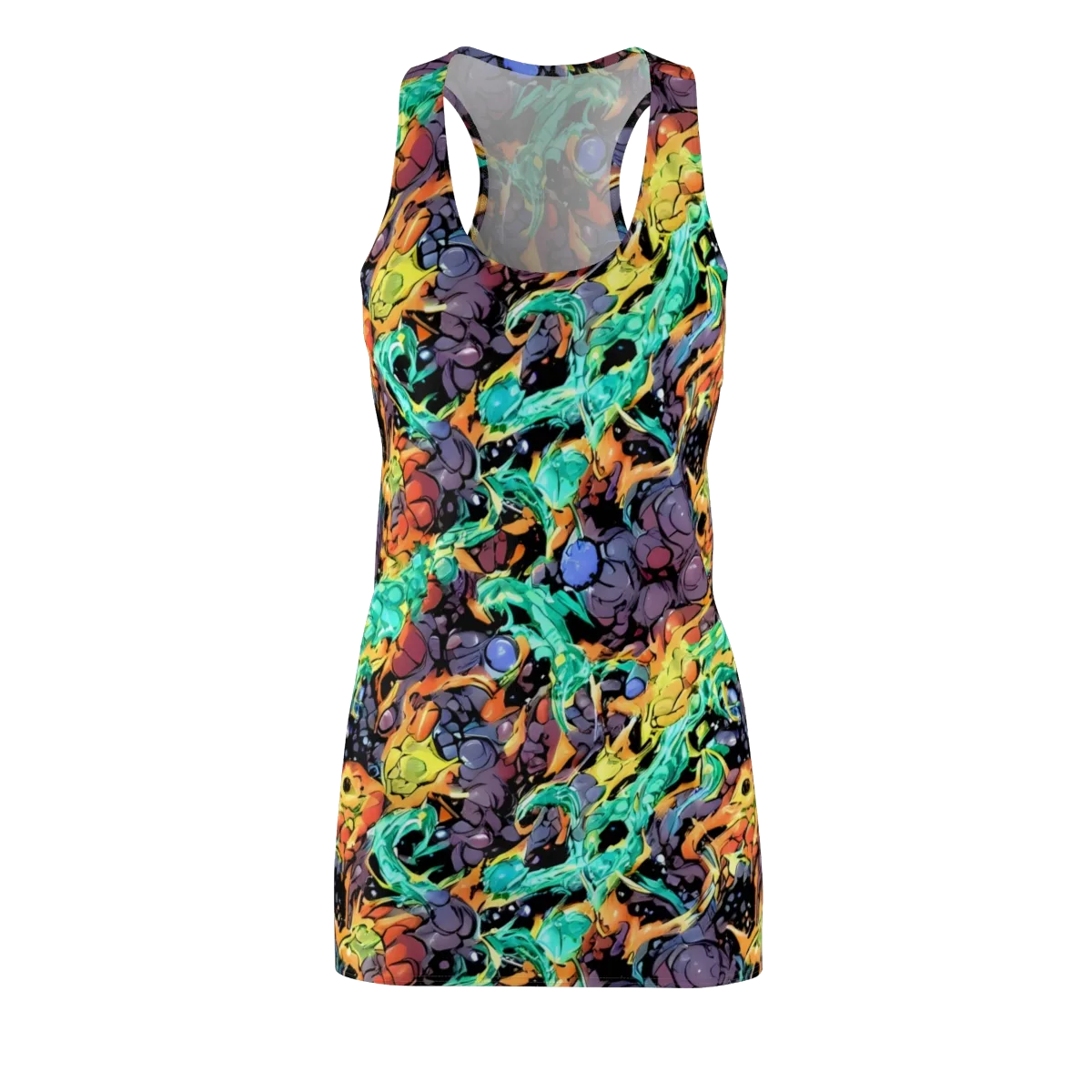 Reactor Bloom on Racerback Dress — Front